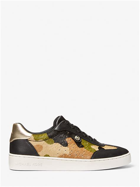 michael kors camouflage sportrucksaw|Scotty Camouflage Print Calf Hair Sneaker .